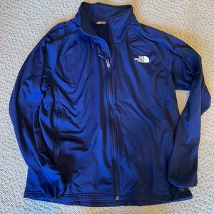 North face zip up jacket - NAVY XL